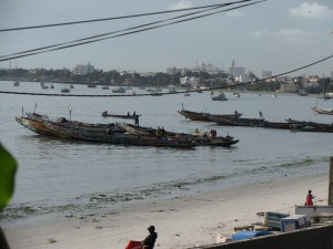 Puerto de Dakar, la capital del país.